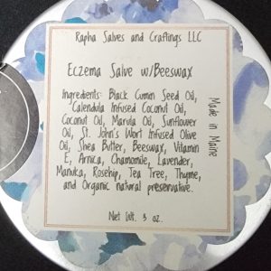 Eczema Salve 3 oz Beeswax
