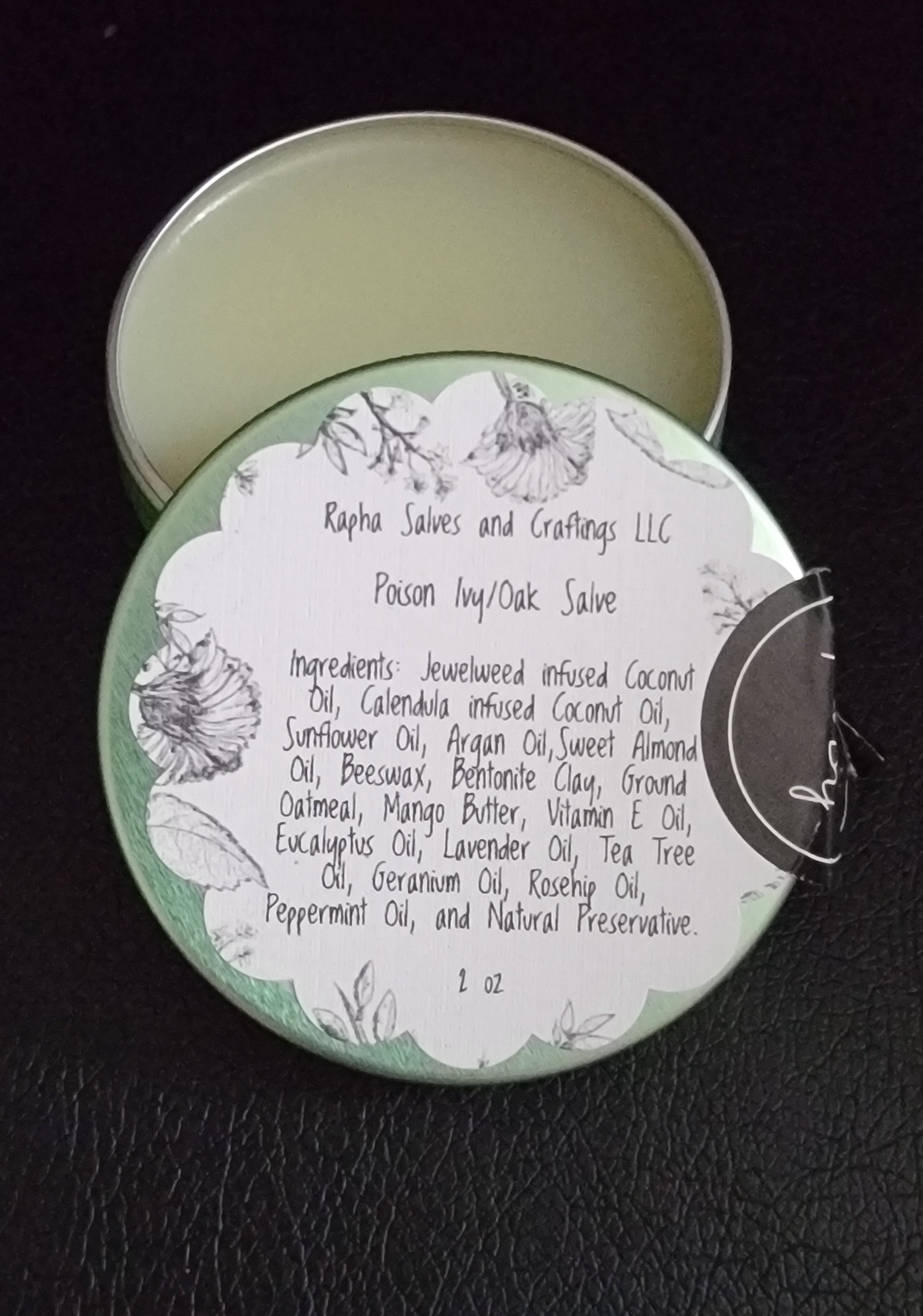 Poison Ivy / Poison Oak Salve 1 oz Beeswax